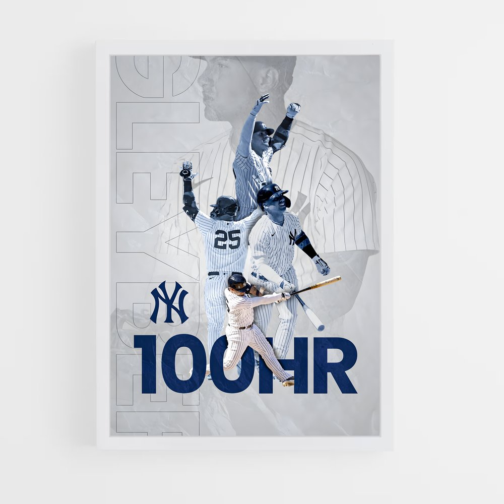 Poster Gleyber's Glory – affiche Baseball (vue 3)